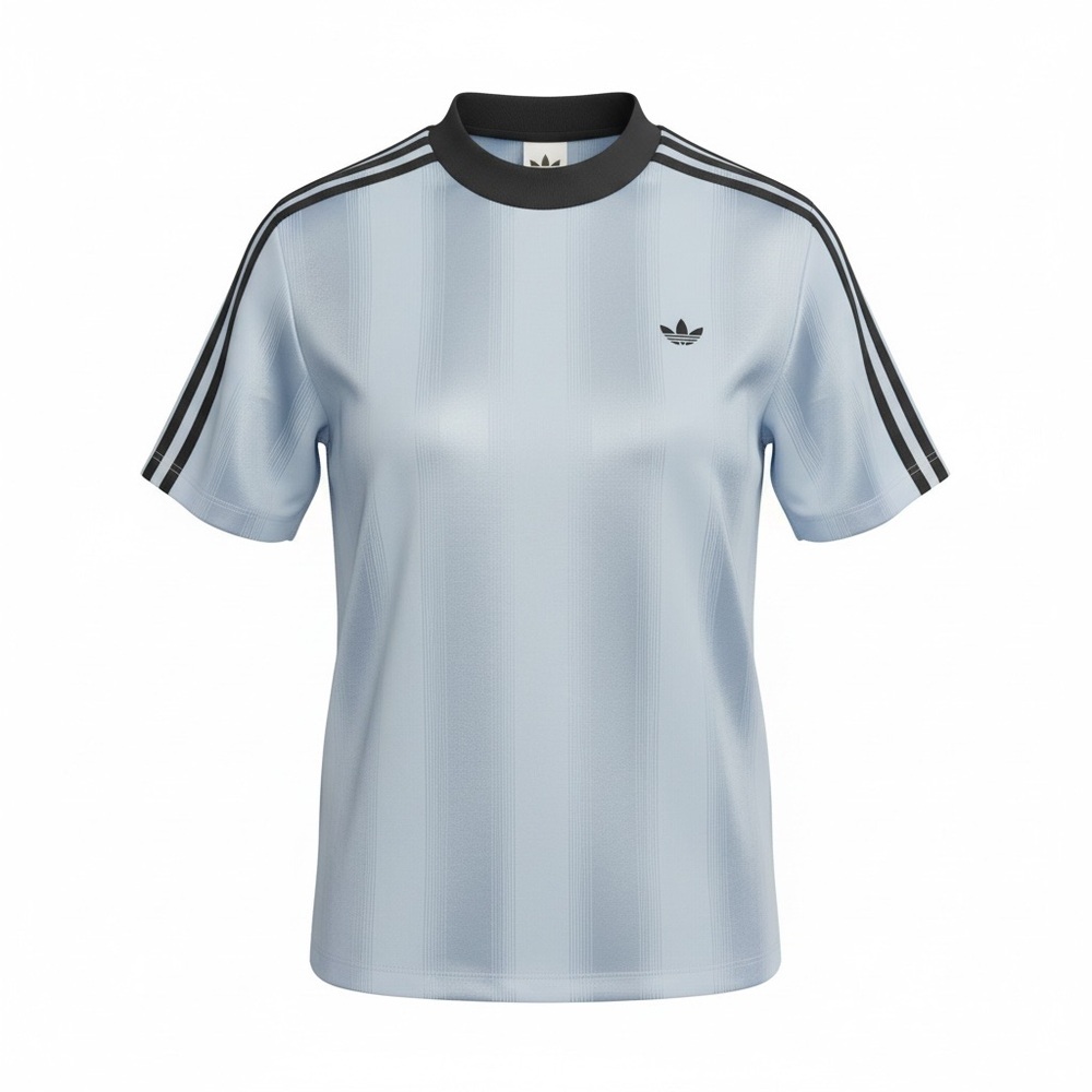 NWT Adidas women’s size M sky blue soccer shirt